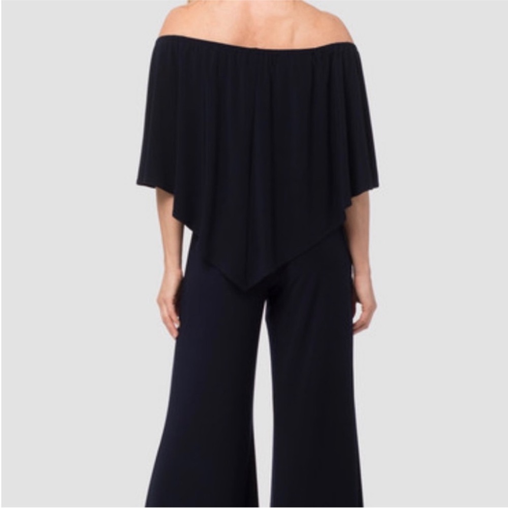 Elegant Black Off-Shoulder Jumpsuit